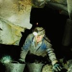 Mike Deep In The Mine by David Cross from the Coal Face Photography Exhibition