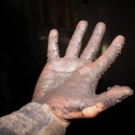 Workers Hand by David Cross from the Coal Face Photography Exhibition
